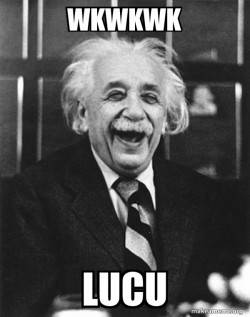 Laughing Albert Einstein