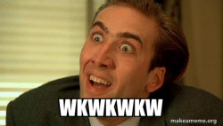 Sarcastic Nicholas Cage
