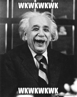 Laughing Albert Einstein
