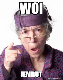 Disapproving Grandma