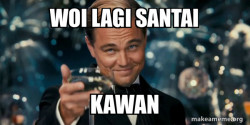 Great Gatsby Reaction - Leonardo DiCaprio Toast