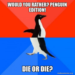 Socially Awesome Awkward Penguin