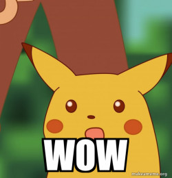 Surprised Pikachu