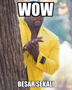 Anthony Adams in Yellow Suit Rubbing Hands