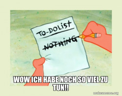 To Do List - Nothing