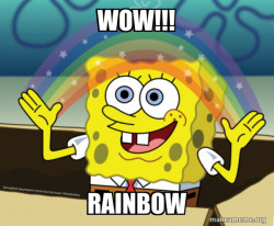 Rainbow SpongeBob