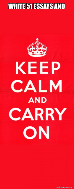 Keep Calm and Carry On