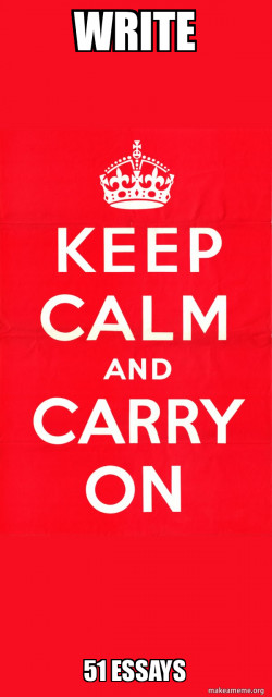 Keep Calm and Carry On