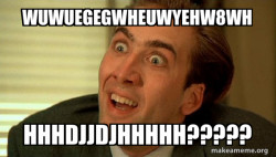 Sarcastic Nicholas Cage