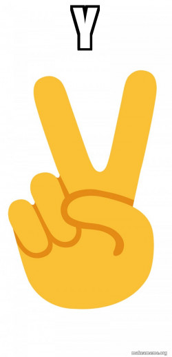 Peace Sign Emoji
