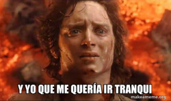 Frodo it's over it's done