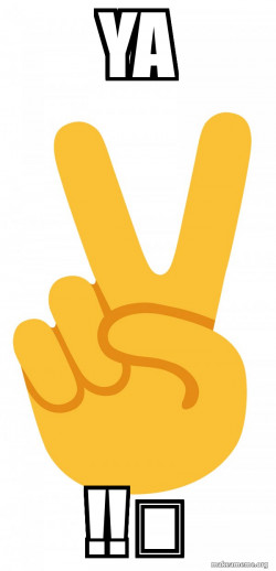 Peace Sign Emoji