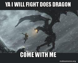 Skyrim Dragon Slaying