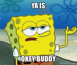 Tough SpongeBob