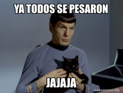 Spock and Cat Meme