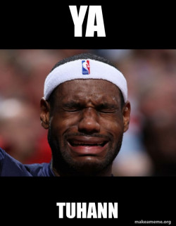 Lebron Crying