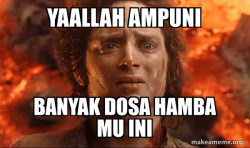 Frodo it's over it's done