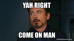 Tony Stark Eye Roll