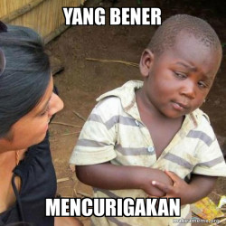 Skeptical Third World Kid