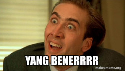Sarcastic Nicholas Cage