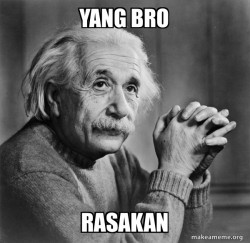 Serious Albert Einstein