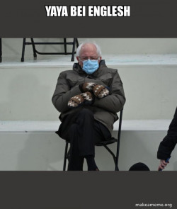 Bernie Sanders at the Inauguration