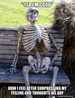 Waiting Skeleton