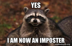 Evil Plotting Raccoon