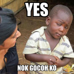 Skeptical Third World Kid