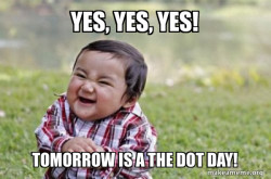 Evil, scheming toddler