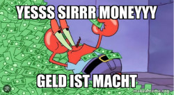 Mr Krabs Money
