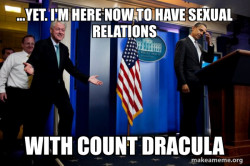 Inappropriate Timing Bill Clinton