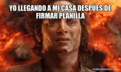 Frodo it's over it's done