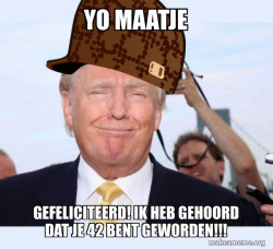 Scumbag Donald Trump