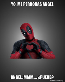Deadpool Heart Hands