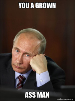 Contemplative Putin