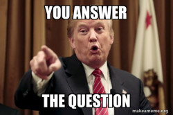 Donald Trump Says