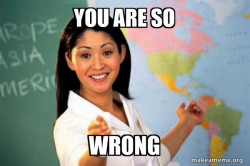 Unhelpful High School Teacher