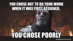 You Chose Poorly - Grail Knight