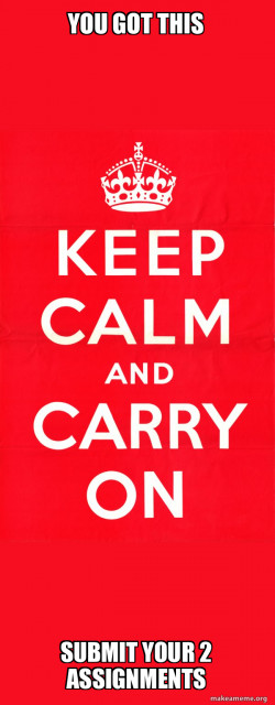Keep Calm and Carry On