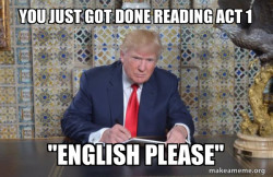 Donald Trump Writing Speech