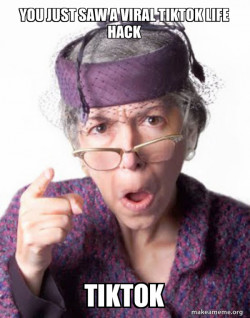 Disapproving Grandma
