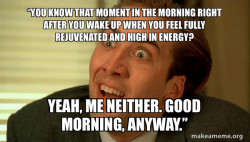 Sarcastic Nicholas Cage