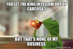Kermit Drinking Tea