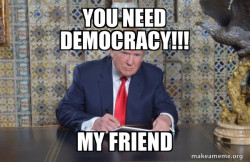 Donald Trump Writing Speech