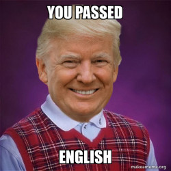 Bad Luck Trump
