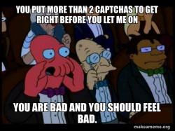 Your meme is bad and you should feel bad - Zoidberg