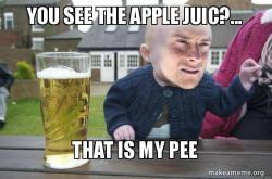 Drunk Baby Bear Grylls