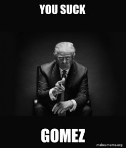 Trump Sitting In Chair - I Am In Their Way