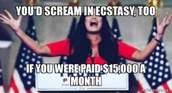 screaming trump GF